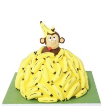 Торт обезьянки с бананами